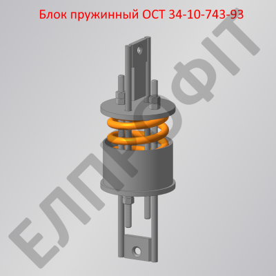 Блок пружинный ОСТ 34-10-743-93
